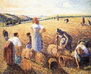 Camille Pissarro Harvest painting